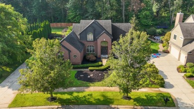 Discover unparalleled elegance in this brick colonial nestled on Beacon Hill Golf Club in Michigan - for sale on GolfHomes.com, golf home, golf lot
