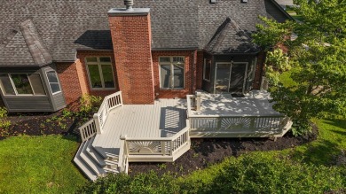 Discover unparalleled elegance in this brick colonial nestled on Beacon Hill Golf Club in Michigan - for sale on GolfHomes.com, golf home, golf lot