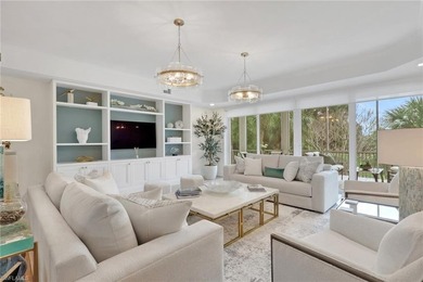 Welcome to this gracious, fully reimagined 2-bedroom plus 2 on Club at Pelican Bay Golf Course in Florida - for sale on GolfHomes.com, golf home, golf lot