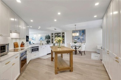 Welcome to this gracious, fully reimagined 2-bedroom plus 2 on Club at Pelican Bay Golf Course in Florida - for sale on GolfHomes.com, golf home, golf lot