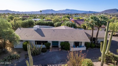 Perfect Carefree home on a large interior corner lot with on Desert Forest Golf Club in Arizona - for sale on GolfHomes.com, golf home, golf lot