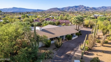 Perfect Carefree home on a large interior corner lot with on Desert Forest Golf Club in Arizona - for sale on GolfHomes.com, golf home, golf lot