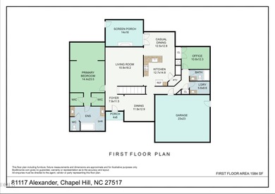 ''Just the right-size'' home in the Morehead Forest neighborhood on Governors Club in North Carolina - for sale on GolfHomes.com, golf home, golf lot