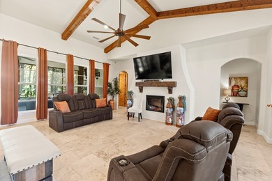 Stunning 2023 custom one-story home on a beautifully treed on Cedar Creek Country Club in Texas - for sale on GolfHomes.com, golf home, golf lot