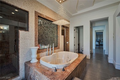 Stunning almost 8000 sq ft single-story estate in guard-gated on Rhodes Ranch Golf Club in Nevada - for sale on GolfHomes.com, golf home, golf lot