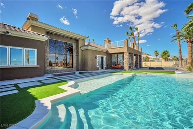 Stunning almost 8000 sq ft single-story estate in guard-gated on Rhodes Ranch Golf Club in Nevada - for sale on GolfHomes.com, golf home, golf lot