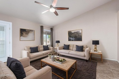 This rare true 3-bedroom Solana floor plan is filled w/ upgrades on Oakwood Golf Club  in Arizona - for sale on GolfHomes.com, golf home, golf lot