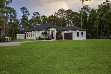 2022 New Construction Luxury Estate on 2.81 Acres in Golden Gate on The Club At Twin Eagles in Florida - for sale on GolfHomes.com, golf home, golf lot