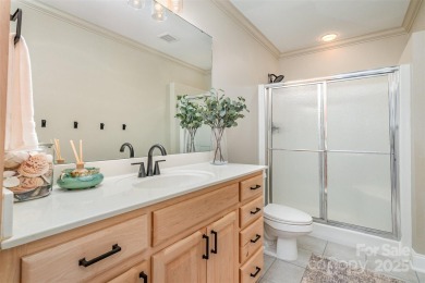 This fully renovated brick ranch with a basement offers luxury on Verdict Ridge Golf and Country Club in North Carolina - for sale on GolfHomes.com, golf home, golf lot