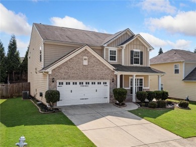 Welcome to this meticulously maintained northeast-facing home in on Sugar Hill Golf Club in Georgia - for sale on GolfHomes.com, golf home, golf lot