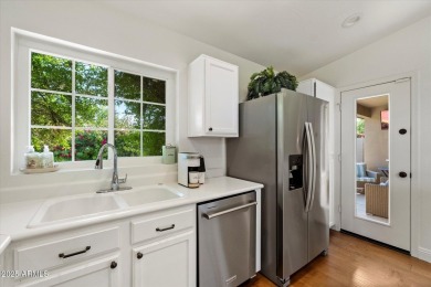 Charming single level home in the highly sought after community on Sanctuary Golf Course At WestWorld in Arizona - for sale on GolfHomes.com, golf home, golf lot