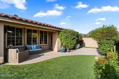 Charming single level home in the highly sought after community on Sanctuary Golf Course At WestWorld in Arizona - for sale on GolfHomes.com, golf home, golf lot