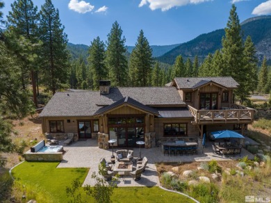 Life on the green! A quintessential mountain estate home on one on Clear Creek Tahoe in Nevada - for sale on GolfHomes.com, golf home, golf lot