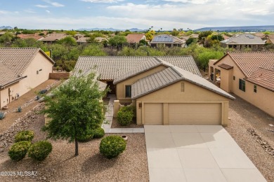 Expanded Laredo w/ Casita on a premium arroyo lot, w/ on Quail Creek Country Club  in Arizona - for sale on GolfHomes.com, golf home, golf lot