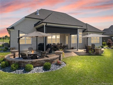 Nestled on a breathtaking 0.43-acre estate lot in the on Champions Pointe Golf Course in Indiana - for sale on GolfHomes.com, golf home, golf lot
