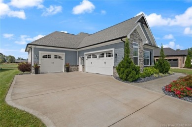 Nestled on a breathtaking 0.43-acre estate lot in the on Champions Pointe Golf Course in Indiana - for sale on GolfHomes.com, golf home, golf lot