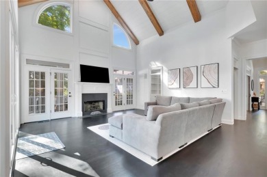 LAKEFRONT LIVING with over 180' of Lake Kedron views and on Canongate At Flat Creek Club in Georgia - for sale on GolfHomes.com, golf home, golf lot