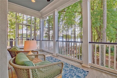 LAKEFRONT LIVING with over 180' of Lake Kedron views and on Canongate At Flat Creek Club in Georgia - for sale on GolfHomes.com, golf home, golf lot