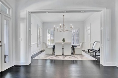 LAKEFRONT LIVING with over 180' of Lake Kedron views and on Canongate At Flat Creek Club in Georgia - for sale on GolfHomes.com, golf home, golf lot
