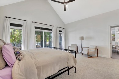 LAKEFRONT LIVING with over 180' of Lake Kedron views and on Canongate At Flat Creek Club in Georgia - for sale on GolfHomes.com, golf home, golf lot