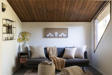 Set across from the golf course, this updated prow-front cabin on Lake Arrowhead Country Club in California - for sale on GolfHomes.com, golf home, golf lot