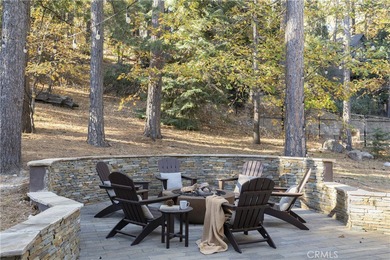 Set across from the golf course, this updated prow-front cabin on Lake Arrowhead Country Club in California - for sale on GolfHomes.com, golf home, golf lot