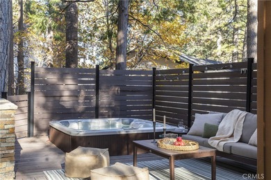 Set across from the golf course, this updated prow-front cabin on Lake Arrowhead Country Club in California - for sale on GolfHomes.com, golf home, golf lot