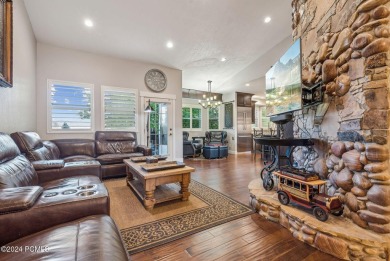 Embrace the vibrant beauty of spring and summer in this on Homestead Golf Club and Resort in Utah - for sale on GolfHomes.com, golf home, golf lot