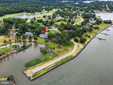 Amazing water views fill this custom built home located in on Prospect Bay Country Club in Maryland - for sale on GolfHomes.com, golf home, golf lot