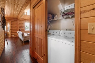 Discover the ultimate mountain getaway in this gorgeous full-log on Big Bear Mountain Ski and Golf Resort in California - for sale on GolfHomes.com, golf home, golf lot