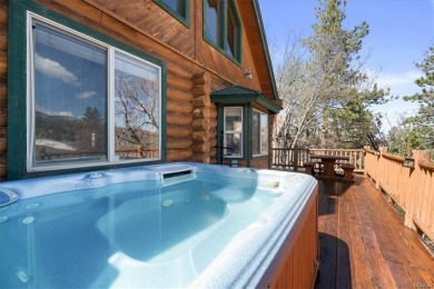 Discover the ultimate mountain getaway in this gorgeous full-log on Big Bear Mountain Ski and Golf Resort in California - for sale on GolfHomes.com, golf home, golf lot