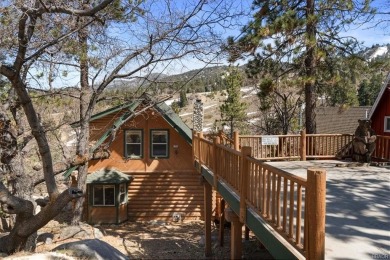 Discover the ultimate mountain getaway in this gorgeous full-log on Big Bear Mountain Ski and Golf Resort in California - for sale on GolfHomes.com, golf home, golf lot