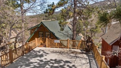 Discover the ultimate mountain getaway in this gorgeous full-log on Big Bear Mountain Ski and Golf Resort in California - for sale on GolfHomes.com, golf home, golf lot