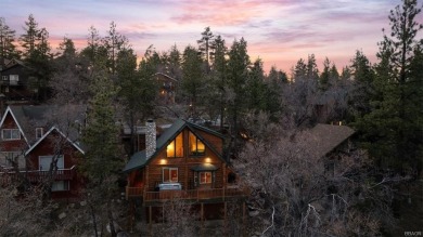 Discover the ultimate mountain getaway in this gorgeous full-log on Big Bear Mountain Ski and Golf Resort in California - for sale on GolfHomes.com, golf home, golf lot