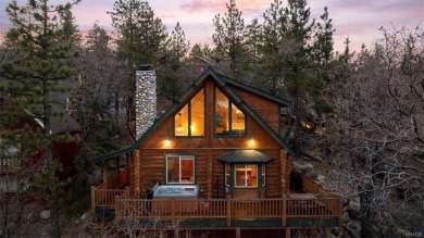 Discover the ultimate mountain getaway in this gorgeous full-log on Big Bear Mountain Ski and Golf Resort in California - for sale on GolfHomes.com, golf home, golf lot