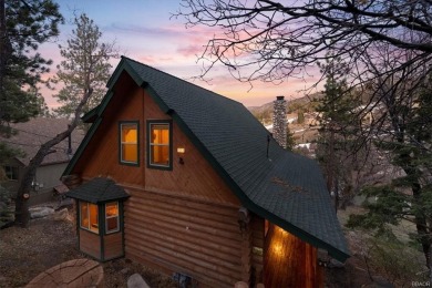 Discover the ultimate mountain getaway in this gorgeous full-log on Big Bear Mountain Ski and Golf Resort in California - for sale on GolfHomes.com, golf home, golf lot