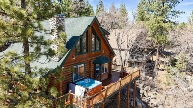 Discover the ultimate mountain getaway in this gorgeous full-log on Big Bear Mountain Ski and Golf Resort in California - for sale on GolfHomes.com, golf home, golf lot