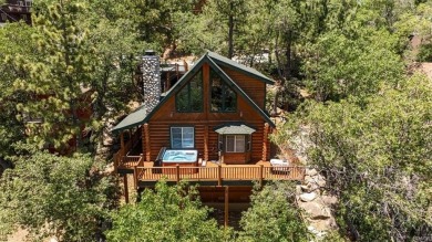 Discover the ultimate mountain getaway in this gorgeous full-log on Big Bear Mountain Ski and Golf Resort in California - for sale on GolfHomes.com, golf home, golf lot