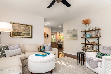 Exuding curb appeal, this four-bedroom, 3.5-bath 2017-built home on Bald Head Island Golf Club in North Carolina - for sale on GolfHomes.com, golf home, golf lot