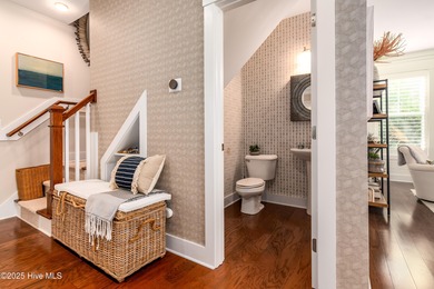 Exuding curb appeal, this four-bedroom, 3.5-bath 2017-built home on Bald Head Island Golf Club in North Carolina - for sale on GolfHomes.com, golf home, golf lot