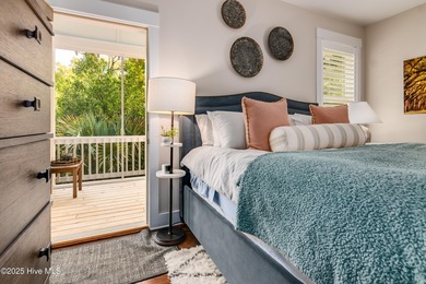 Exuding curb appeal, this four-bedroom, 3.5-bath 2017-built home on Bald Head Island Golf Club in North Carolina - for sale on GolfHomes.com, golf home, golf lot