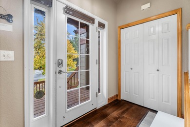 This stunning end-unit townhome overlooks the 8th Green at the on Eagle Crest Golf Resort - Resort Course in Oregon - for sale on GolfHomes.com, golf home, golf lot