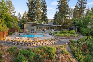 Experience mid-century modern luxury at its finest in this on Spokane Country Club in Washington - for sale on GolfHomes.com, golf home, golf lot