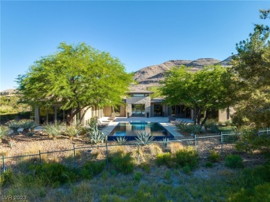 Stunning Desert Contemporary Home on an elevated lot on the 10th on Southern Highlands Golf Club in Nevada - for sale on GolfHomes.com, golf home, golf lot
