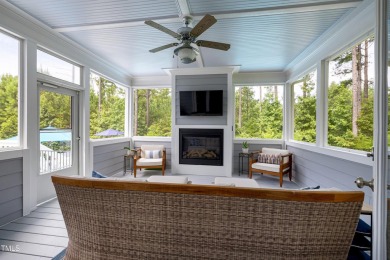Custom RANCH style home with private guest suite  SALT WATER on Chapel Ridge Golf Club in North Carolina - for sale on GolfHomes.com, golf home, golf lot