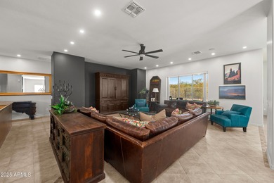 WOW! This SPACIOUS 3 Bedroom, 3.5 Bath Home with DEN & Extra on Gold Canyon Golf Resort - Sidewinder in Arizona - for sale on GolfHomes.com, golf home, golf lot
