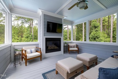 Custom RANCH style home with private guest suite  SALT WATER on Chapel Ridge Golf Club in North Carolina - for sale on GolfHomes.com, golf home, golf lot