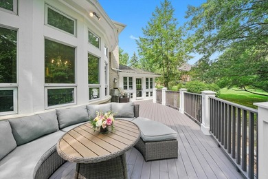 Tucked behind the gates of The Club at Wynstone, this estate on Wynstone Golf Club in Illinois - for sale on GolfHomes.com, golf home, golf lot