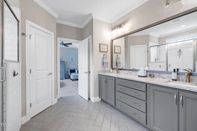 Custom RANCH style home with private guest suite  SALT WATER on Chapel Ridge Golf Club in North Carolina - for sale on GolfHomes.com, golf home, golf lot