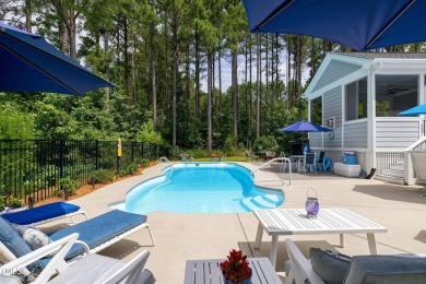 Custom RANCH style home with private guest suite  SALT WATER on Chapel Ridge Golf Club in North Carolina - for sale on GolfHomes.com, golf home, golf lot